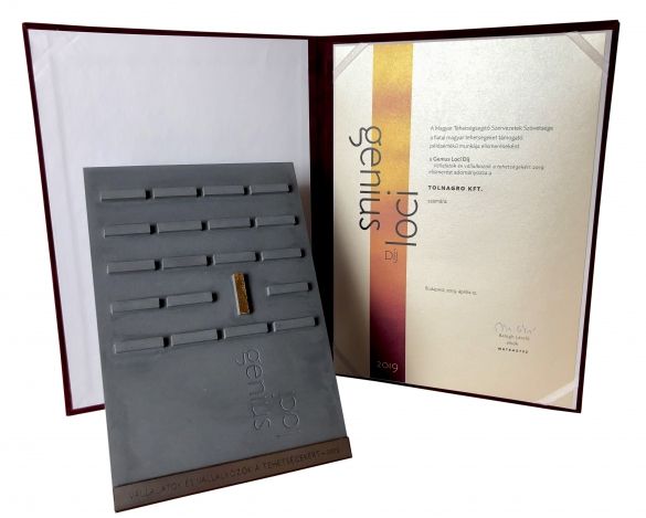 Genius Loci Award - Companies and Entrepreneurs for Talent 2019.